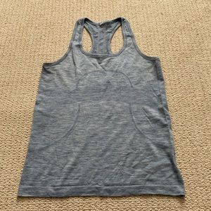 Lululemon Run Swiftly Tank blue/gray 8